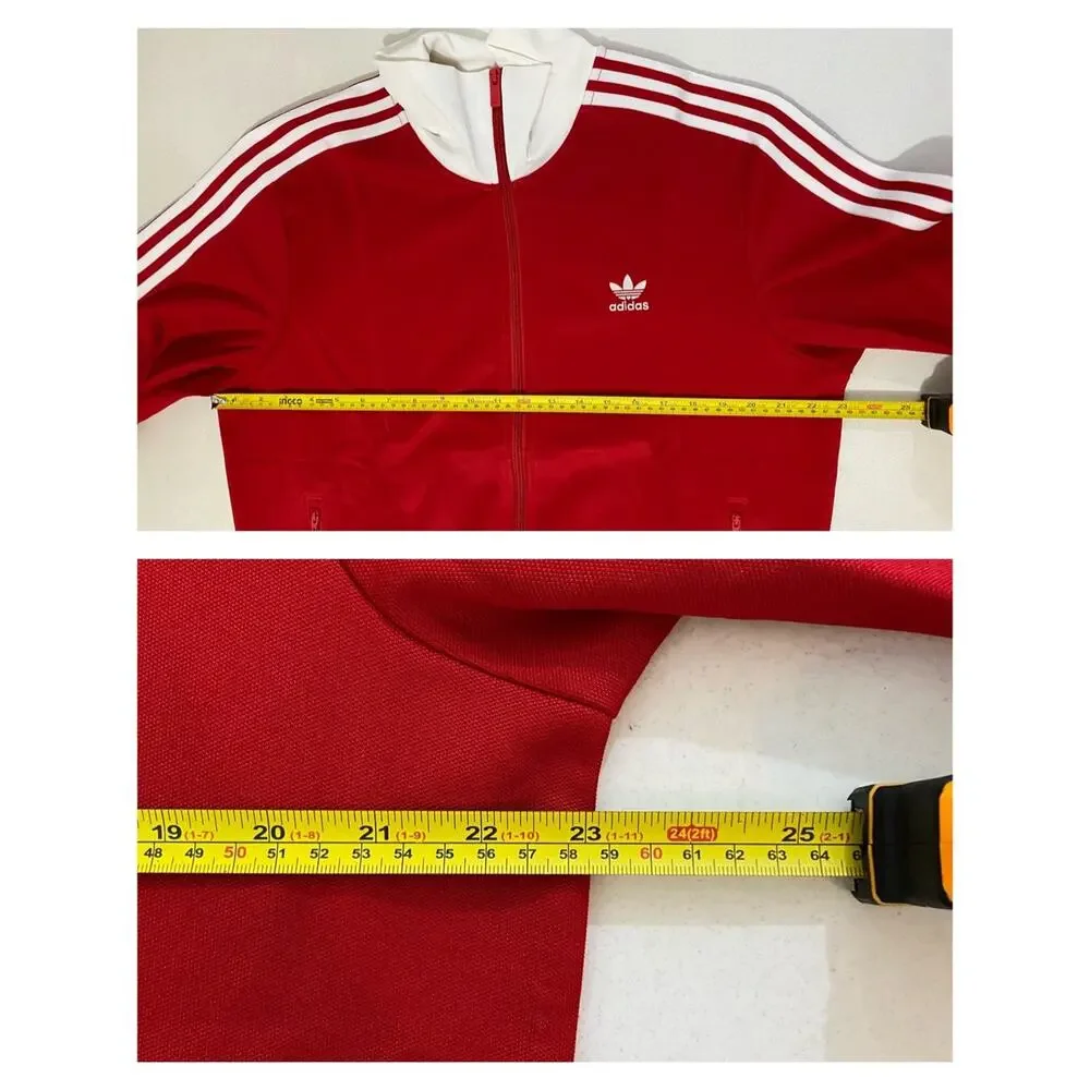 Adidas Originals Classics Beckenbauer Tracksuit Better Scarlet White Size L